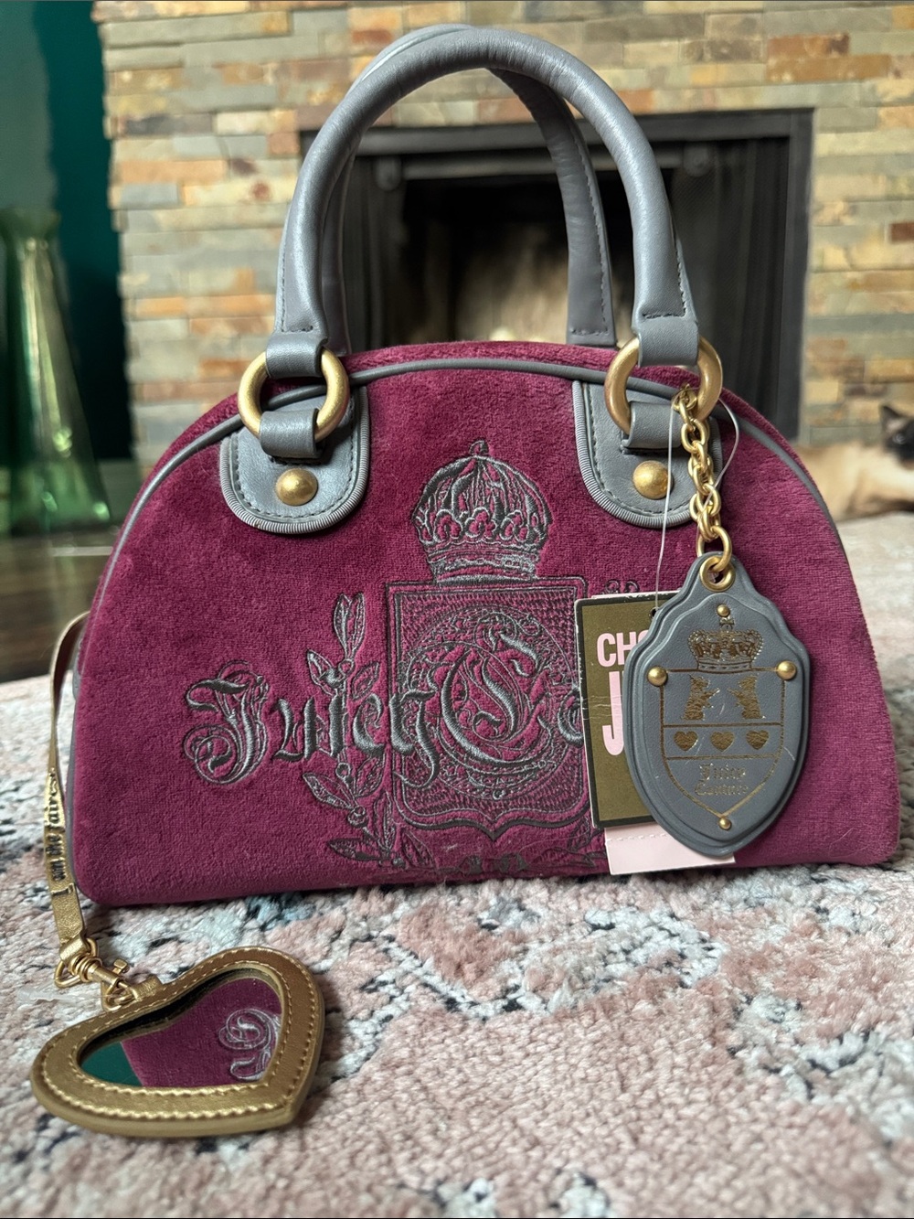 ✨Rare ✨ Juicy Couture Drink Me Bowler Purse Y2K BNWT